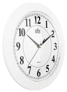 Designové plastové hodiny bílé MPM E01.2460