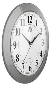 Designové plastové hodiny šedé MPM E01.2460