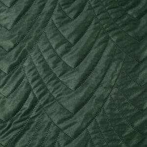 Sametový přehoz na postel Luiz6 tmavě zelený new