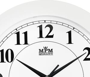 Designové plastové hodiny bílé MPM E01.2460