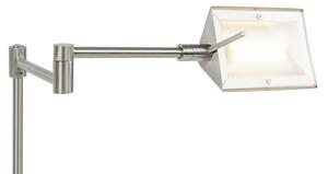 Designová stolní lampa z oceli včetně LED s dotykovým stmívačem - Notia