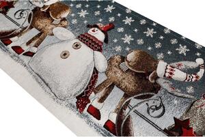 Vánoční gobelínový běhoun na stůl 40x130 cm Chenille IT017
