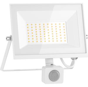 Mexen Luxpro+ LED reflektor s pohybovým senzorem, 50W, neutrální - 4000K, 5500 lm, bílá - L236-050-40-20