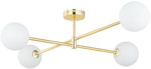 TK Lighting Sarius stropní světlo 4x6 W bílá-zlatá 4738