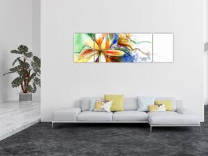 Obraz - Květina (170x50 cm)