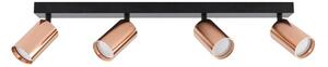 Immax 08303L - Bodové svítidlo PUNTO 4xGU10/9W/230V rose gold