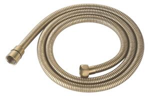 Sapho , POWERFLEX kovová sprchová hadice, 150cm, světlé zlato mat, FLEX150GBL