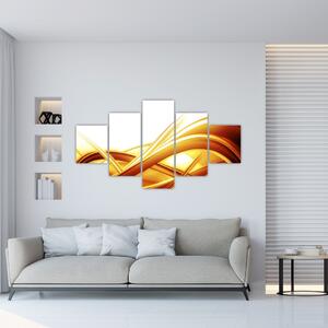 Obraz - Žlutá abstrakce (125x70 cm)