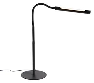 Designová stolní lampa černá včetně LED s dotykovým stmívačem - Palka