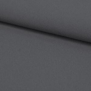 Jednobarevná látka Panama stretch MIG33 tmavě šedá, šířka 150 cm