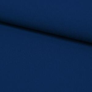 Jednobarevná látka Panama stretch MIG69 tmavě modrá, šířka 150 cm