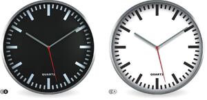 Designové kovové hodiny bílé/stříbrné MPM E01.2483