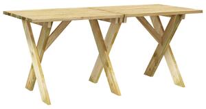 Zahradní stůl 160 x 73 x 70 cm impregnované borové dřevo