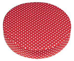 Bellatex Sedák KULATÝ průměr 40 cm Puntík červená, bílá