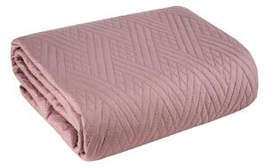 Přehoz na postel Boni4 pudrově růžový