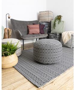 Koberec EKO SIZAL BOHO Casa 22075 černý / šedý