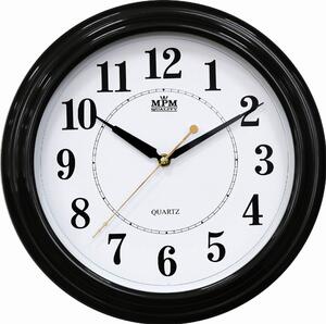 Designové plastové hodiny černé MPM E01.2926
