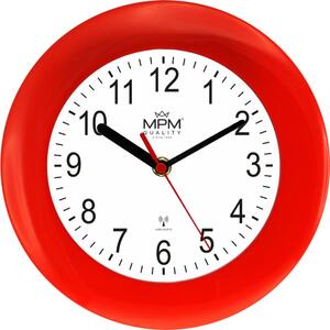 Designové plastové hodiny červené MPM E01.2953.20.A