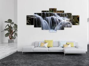 Obraz - Kaskády vodopádů (210x100 cm)