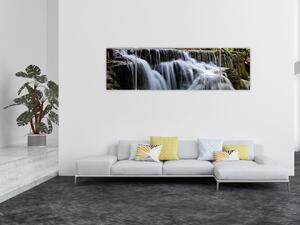 Obraz vodopádů v džungli (170x50 cm)