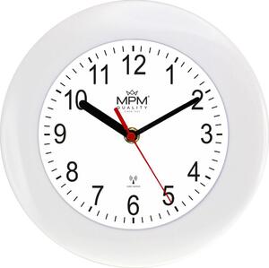 Designové plastové hodiny bílé MPM E01.2953.00.A