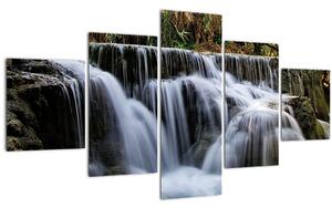 Obraz vodopádů v džungli (125x70 cm)