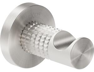 Mexen Triv, nástěnný háček na ručníky, broušená ocel, 70A33011-97