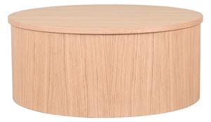 LABEL51 Přírodní dubový konferenční stolek Oliva 70 cm