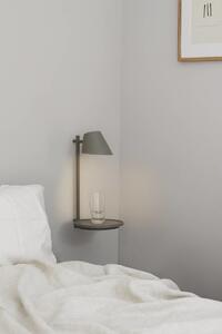 NORDLUX Dotyková LED nástěnná lampa s poličkou STAY, 14,5W, teplá bílá, šedá 48171010