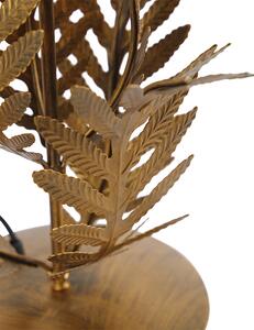 Vintage zlatá stolní lampa bez stínidla - Botanica