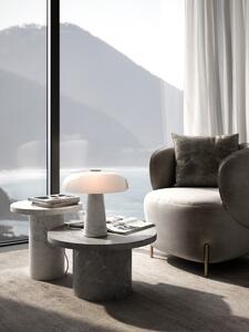 NORDLUX Moderní stolní lampička GLOSSY, 1xE27, 15W, šedá 2020505010