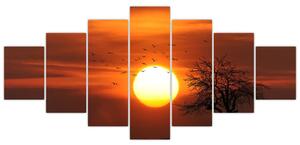 Obraz - Západ slunce (210x100 cm)
