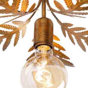 Vintage stropní lampa zlatá 46 cm - Botanica
