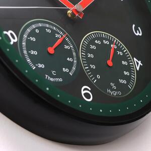 Designové plastové hodiny zelené MPM E01.3084