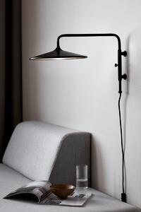 NORDLUX LED nástěnné osvětlení do ložnice BALANCE, 17,5W, teplá bílá, černé 2010121003