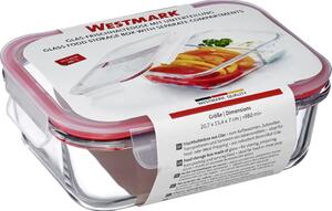 Westmark Skleněná dóza na potraviny se 2 přihrádkami 980 ml