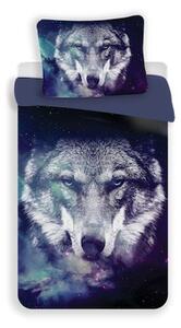 UNIVERSAL DESIGN MICRO 3D Povlečení Blue Wolf 140/200, 70/90 cm
