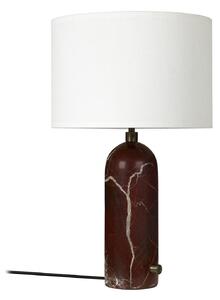 Stolní lampa GUBI, Gravity Small, stmívatelné, Červená, Obývací pokoj, Kámen, Design