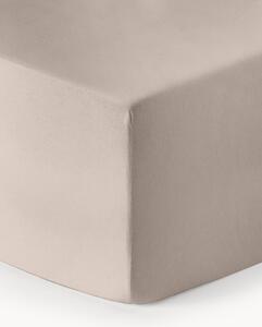 Flanelové napínací prostěradlo na kontinentální postel Biba