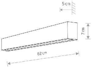 Nowodvorski Straight LED nástěnné svítidlo 1x11 W bílá 7568