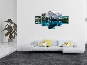 Obraz Jezera v Alpách (125x70 cm)