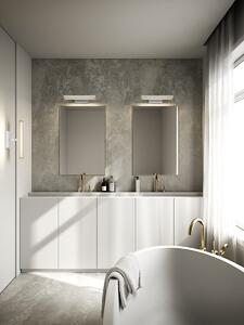 NORDLUX Koupelnové LED osvětlení nad zrcadlo OTIS, 14W, teplá bílá, 40cm, stříbrné 2015401055