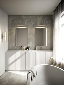 NORDLUX Koupelnové LED osvětlení nad zrcadlo OTIS, 17W, teplá bílá, 60cm, stříbrné 2015411055