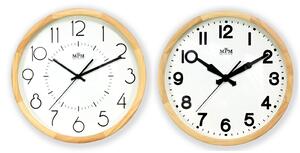 Dřevěné designové hodiny světle hnědé MPM E07.3662 .B