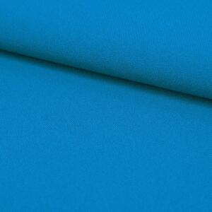 Jednobarevná látka Panama stretch MIG85 tyrkysově modrá, šířka 150 cm