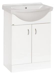 Koupelnová skříňka s umyvadlem Multi Pro 61x50 cm bílá PRO60SOKL
