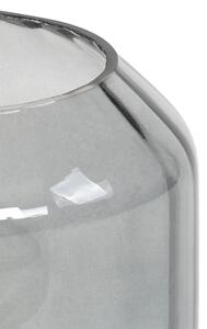 Designová stolní lampa mosaz s kouřovým sklem - Stiklo