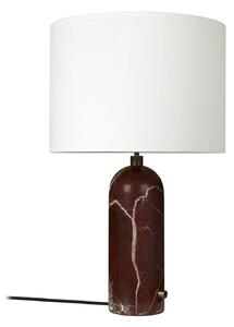 Stolní lampa GUBI, Gravity Large, stmívatelné, Červená, Obývací pokoj, Kámen, Design