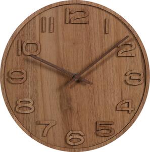 MPM Dřevěné čitelné elegantní hodiny MPM 3D Wood - E01.3943.50