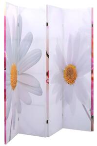 Skládací paraván 200 x 170 cm květina
